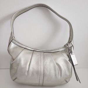 Vintage Coach Ergo Hobo Bag (Metallic Silver)